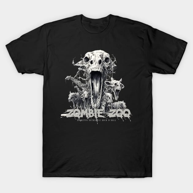 Zombie Zoo (Dark) T-Shirt by The Eight Ninety Eight